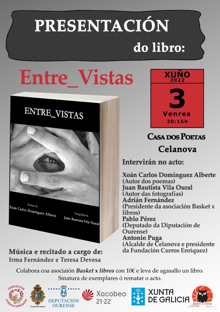 Presentación do libro ENTRE_VISTAS de Xoán Carlos Domínguez Alberte e Juan Bautista Vila
