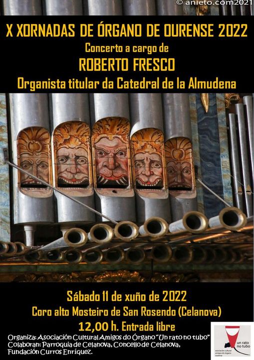 Concerto de órgano de Roberto fresco