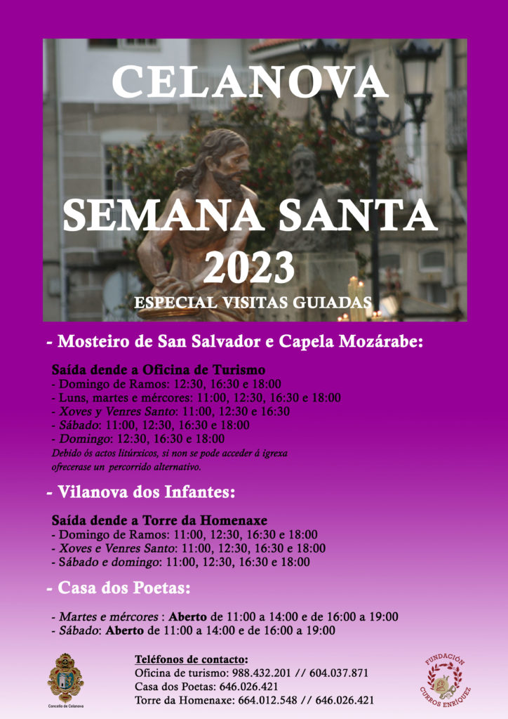 Especial visitas Semana Santa Celanova 2023