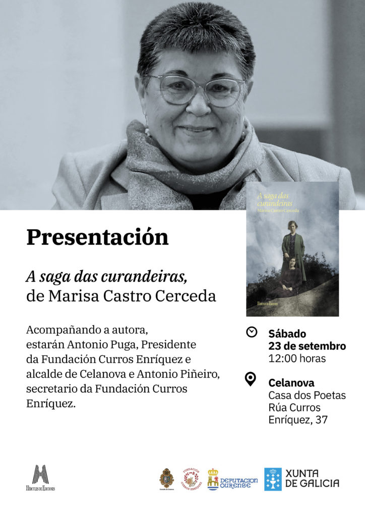 Presentación do libro A SAGA DAS CURANDEIRAS  de Marisa Castro Cerceda