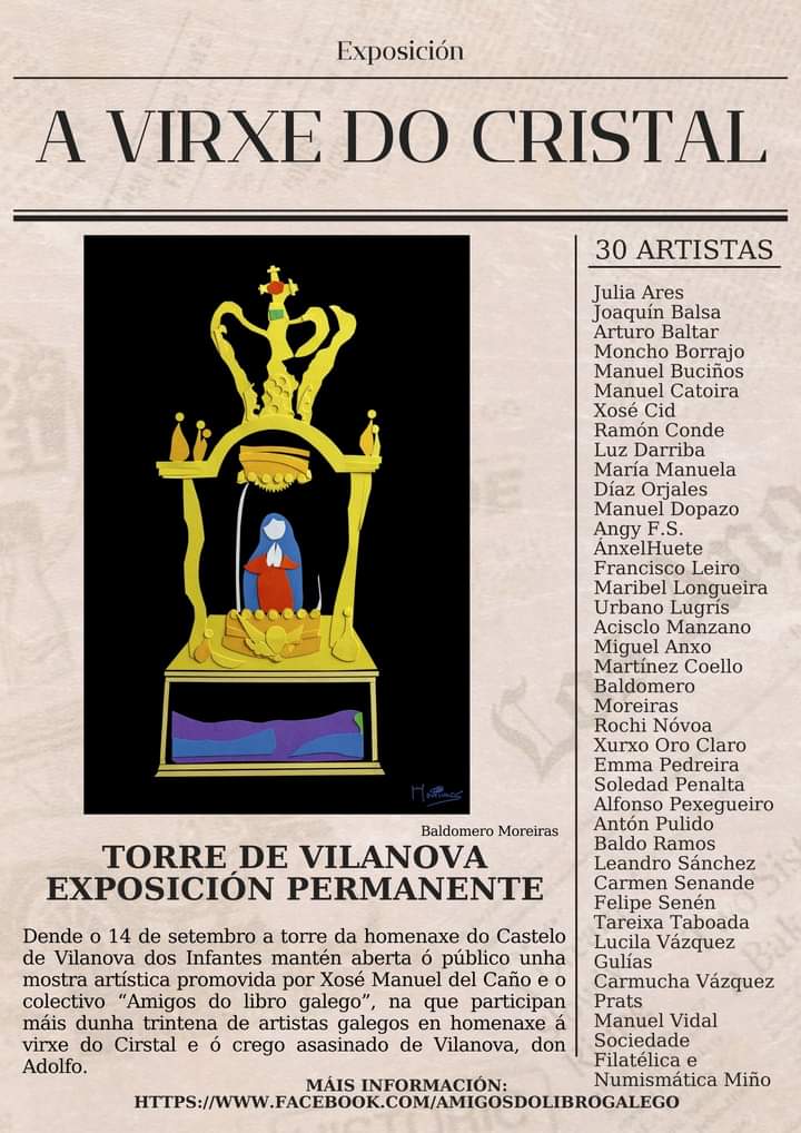 Exposición A VIRXE DO CRISTAL en Vilanova dos Infantes