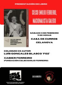 Presentación do libro CELSO EMILIO FERREIRO, NACIONALISTA GALEGO