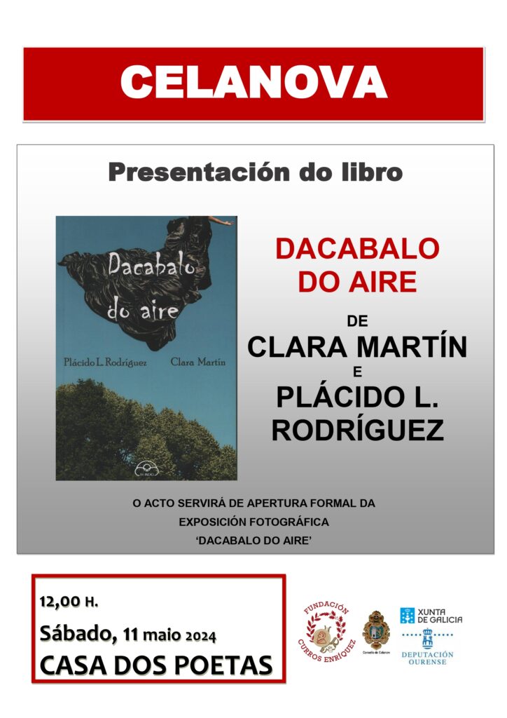Presentación do libro DACABALO DO AIRE de Clara Martín e Plácido L. Rodríguez