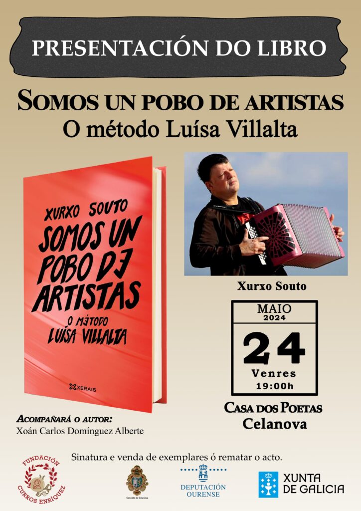 Presentación libro SOMOS UN POBO DE ARTISTAS de Xurxo Souto