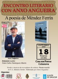 Encontro literario con Anxo Angueira. A poesía de Méndez Ferrín.