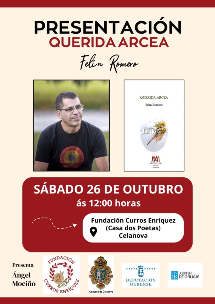 Presentación do libro QUERIDA ARCEA de Felín Romero