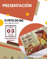 Presentación libro O PETO DO BIS de Laura Salgado Ferreira