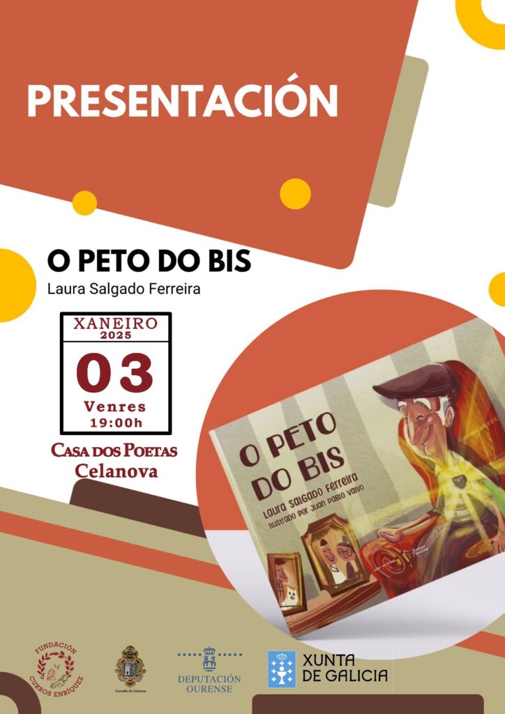 Presentación libro O PETO DO BIS de Laura Salgado Ferreira