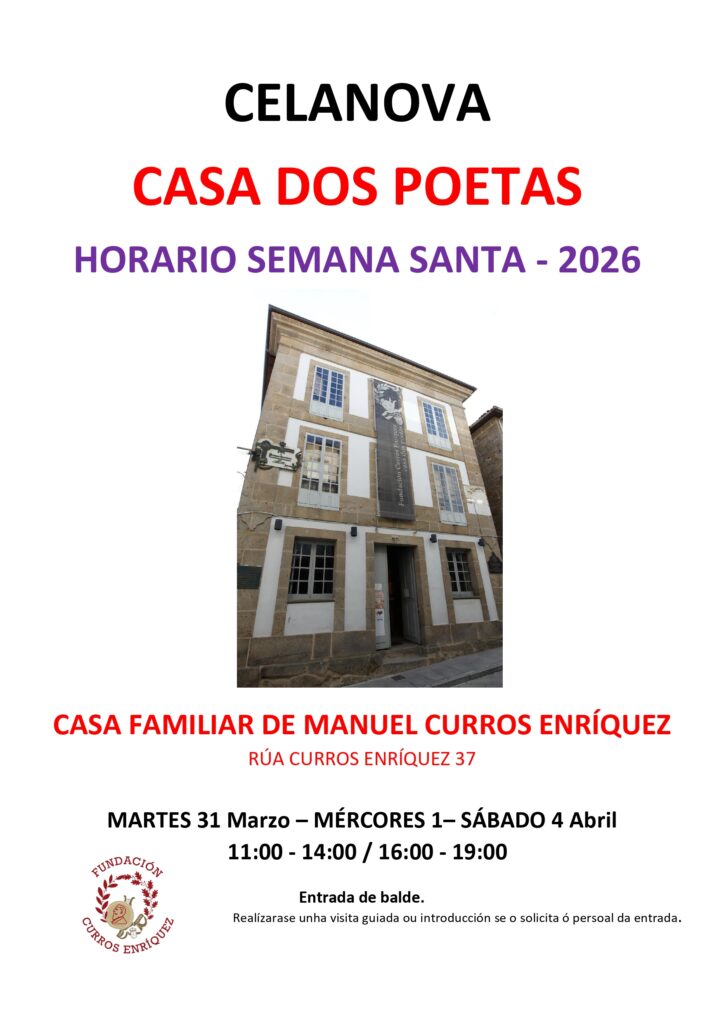 Horarios Semana Santa Celanova 2026