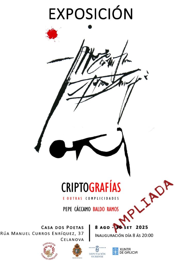 Exposición CRIPTOGRAFÍAS de Pepe Cáccamo e Baldo Ramos.