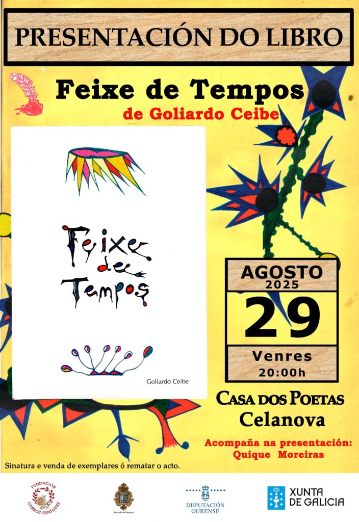 Presentación de FEIXE DE TEMPOS de Goliardo Ceibe