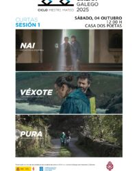 1ª Sesión de curtas Ciclo Mestre Mateo