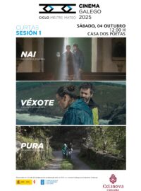 1ª Sesión de curtas Ciclo Mestre Mateo