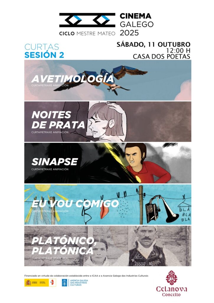 2ª sesión de curtas Ciclo Mestre Mateo