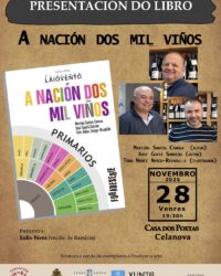 Presentación do libro O PAÍS DOS MIL VIÑOS