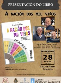 Presentación do libro O PAÍS DOS MIL VIÑOS