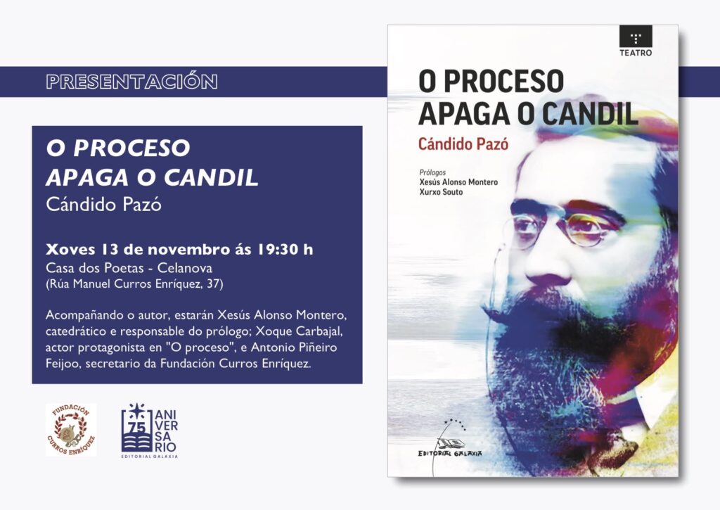 Presentación de O PROCESO. APAGA O CANDIL de Cándido Pazó