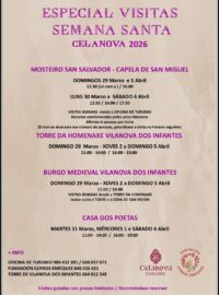 Horarios Semana Santa Celanova 2026